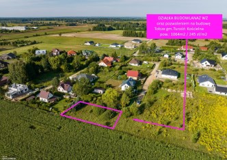 działka na sprzedaż - Turośń Kościelna, Tołcze, Sarnia